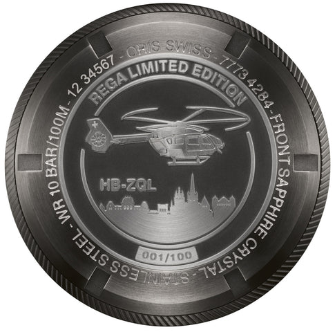 Oris Watch Big Crown ProPilot Rega Fleet Airbus Helicopters H145 HB-ZQL Limited Edition