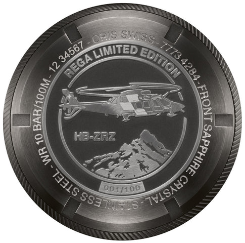 Oris Watch Big Crown ProPilot Rega Fleet AgustaWestland Da Vinci HB-ZRZ Limited Edition