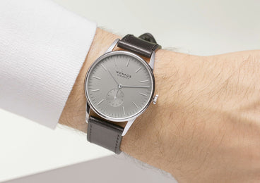 Nomos Glashutte Orion 38 Grau Sapphire Crystal Watch