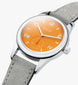 Nomos Glashutte Club Campus Future Orange Steel Back Watch