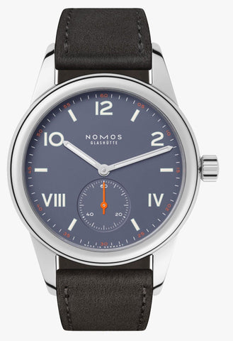 Nomos Glashutte Watch Club Campus Blue Purple 713. 