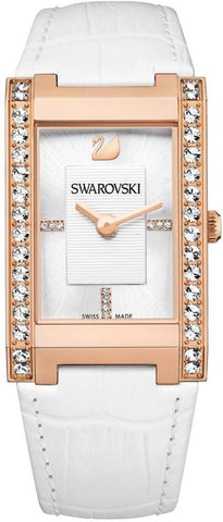 Swarovski Watch Citra Square White Rose Gold Tone 1094370