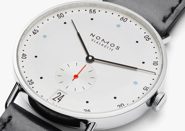 Nomos Glashutte Watch Metro 38 Datum Sapphire Crystal