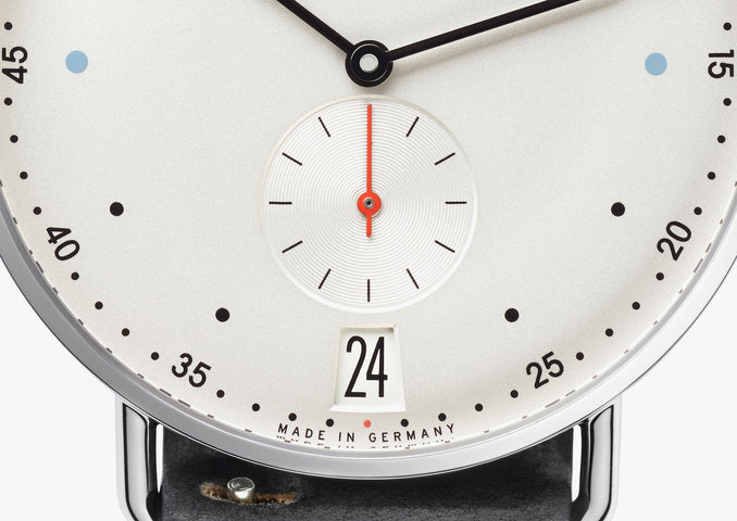 Nomos Glashutte Watch Metro 38 Datum Sapphire Crystal