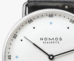 Nomos Glashutte Watch Metro 38 Steel Back