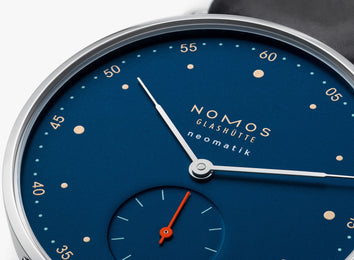 Nomos Glashutte Metro Neomatik Nachtblau Sapphire Crystal Watch