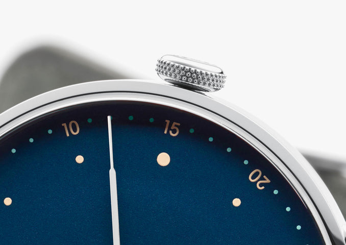 Nomos Glashutte Metro Neomatik Nachtblau Sapphire Crystal Watch