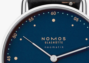 Nomos Glashutte Metro Neomatik Nachtblau Sapphire Crystal Watch