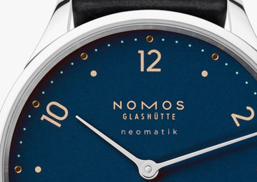 Nomos Glashutte Watch Minimatik Nachtblau Neomatik Sapphire Crystal 1205