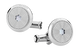 Montblanc Stainless Steel Mother of Pearl Exploding Star Cufflinks 123808