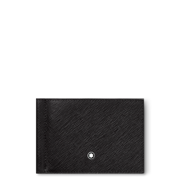 Montblanc Sartorial Wallet 6cc with Money Clip Black 130316