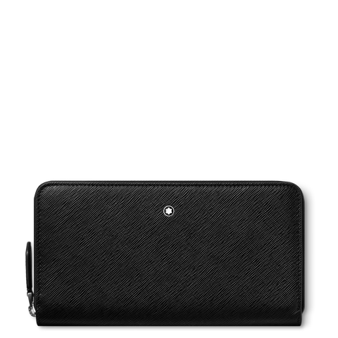 Montblanc Sartorial Wallet 12cc Zip Around Black 130319