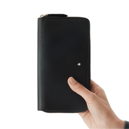 Montblanc Sartorial Wallet 12cc Zip Around Black