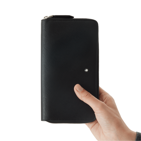 Montblanc Sartorial Wallet 12cc Zip Around Black