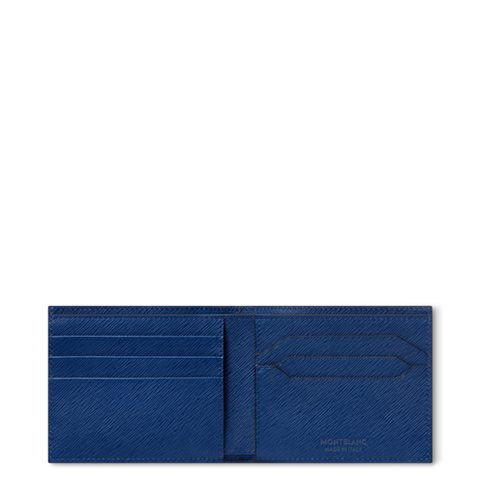 Montblanc Sartorial Wallet 6cc Blue D