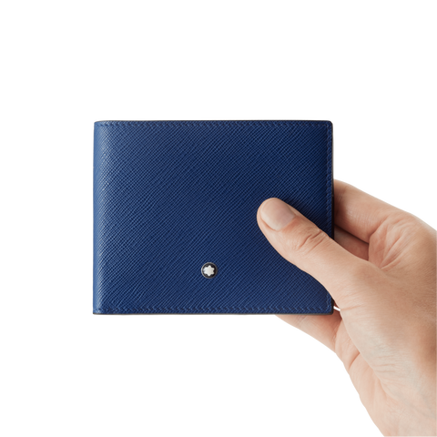 Montblanc Sartorial Wallet 6cc Blue D