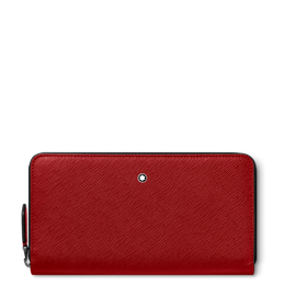 Montblanc Sartorial Wallet 12cc Zip Around Red 130829