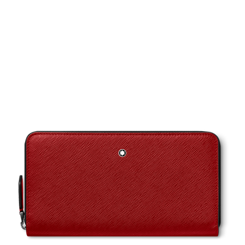 Montblanc Sartorial Wallet 12cc Zip Around Red 130829
