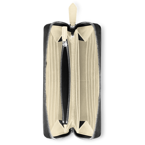 Montblanc Sartorial Wallet 12cc Zip Around Ivory