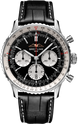 Breitling Watch Navitimer B01 Chronograph 43 Black Croc Folding Clasp AB0138211B1P1