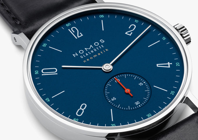 Nomos Glashutte Tangente Neomatik Nachtblau Sapphire Crystal Watch