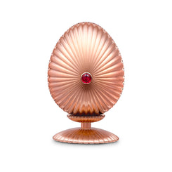 Faberge Colours of Love 18ct Rose Gold Diamond Ruby Fluted 180 Limited Edition Egg Objet