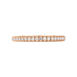 18ct Rose Gold Diamond Half Eternity Ring, BLC-266_2