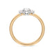 18ct Rose Gold Diamond Three Stone Ring, BLC-281_2