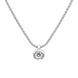 18ct White Gold 0.15ct Diamond Solitaire Pendant Necklace, BLC-301