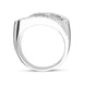 18ct White Gold Diamond Curve Dress Ring MCR1 79
