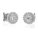 18ct White Gold Diamond Two Piece Gift Set, S150 earrings side