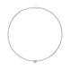 18ct White Gold Diamond Wire Collar Necklace, CH03-18WH-010-NA