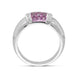 18ct White Gold Pink Sapphire Diamond Ring, ROO404171_2