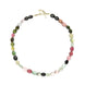 18ct White Gold Tourmaline Beaded Chunky Necklace UNITOURMT