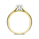 18ct Yellow Gold 0.40ct Diamond Brilliant Cut Solitaire Ring FEU-2321