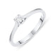 18ct White Gold 0.11ct Brilliant Cut Diamond Solitaire Ring BLC-091