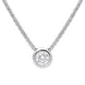 18ct White Gold 0.15ct Diamond Brilliant Cut Solitaire Necklace BLC-102