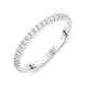 18ct White Gold 0.28ct Half Eternity Ring BLC-090