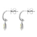 18ct White Gold 0.66ct Yellow Diamond Pear Drop Earrings, BLC-146.