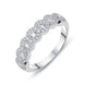 18ct White Gold 1.18ct Diamond Brilliant Cut Cluster Ring, BLC-065.