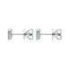 18ct White Gold 1.46ct Diamond Baguette Cut Stud Earrings, FEU-1469.