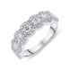 18ct White Gold 1.61ct Diamond Brilliant Cut Cluster Ring, BLC-035.