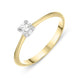 18ct Yellow Gold 0.25ct Diamond Brilliant Cut Solitaire Ring, BLC-027.