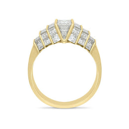 18ct Yellow Gold 0.47ct Quadrillion Diamond Ring ATN12
