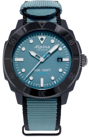 Alpina Watch Seastrong Dive Gyre Blue Mens Limited Edition AL-525LNB4VG6BLK.
