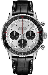 Breitling Watch Navitimer B01 Chronograph 43 Black Croc Folding Clasp AB0138241G1P1