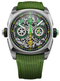 Cyrus Watch Klepcys DICE Lime Titanium Limited Edition 539.508.TT.B.