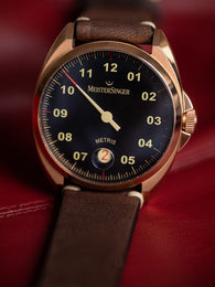 Meistersinger Watch Metris Bronze Line