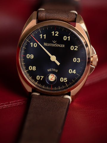 Meistersinger Watch Metris Bronze Line