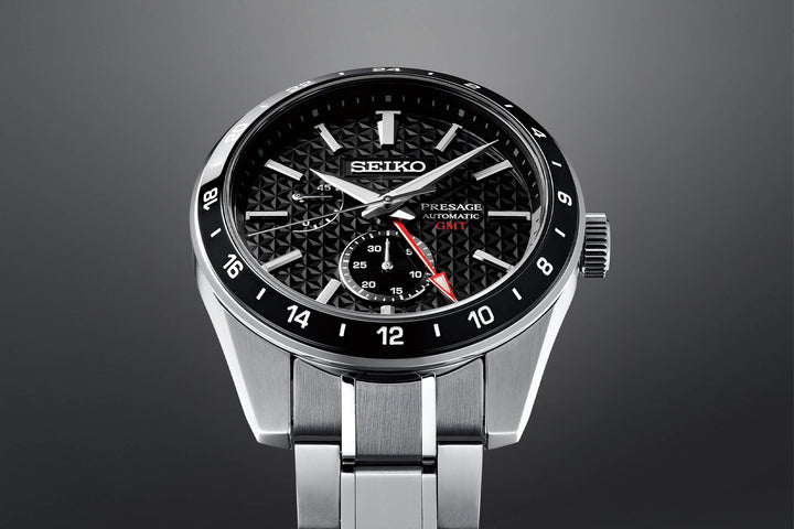 Seiko Presage Watch Sharp Edged GMT